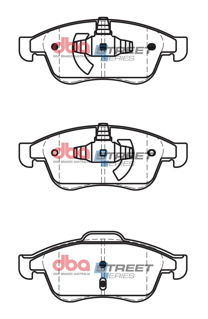 DBA Brake Disc Brake Pads Street Series Ceramic DB2276SS - Imagen 2