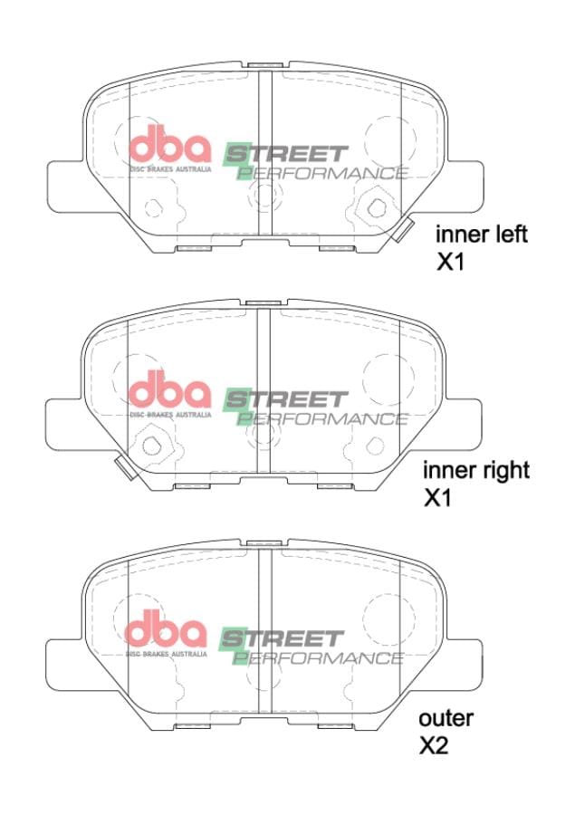DBA Brake Pads Street Performance DB2294SP - Imagen 2