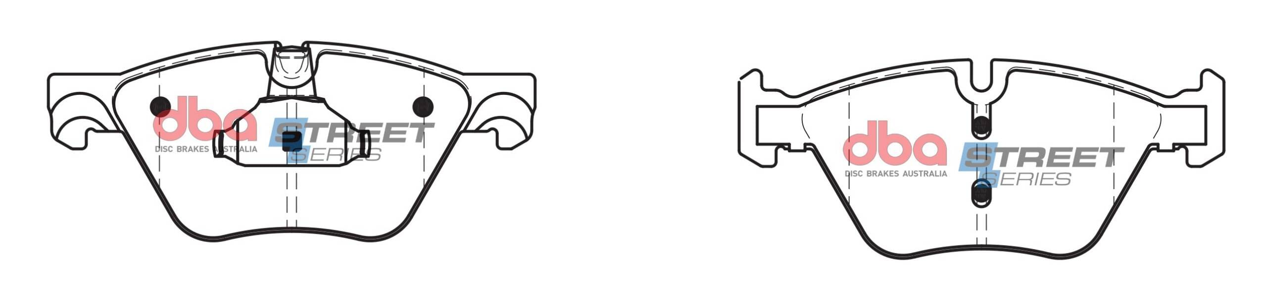 DBA Brake Disc Brake Pads Street Series Ceramic DB2295SS - Image 2