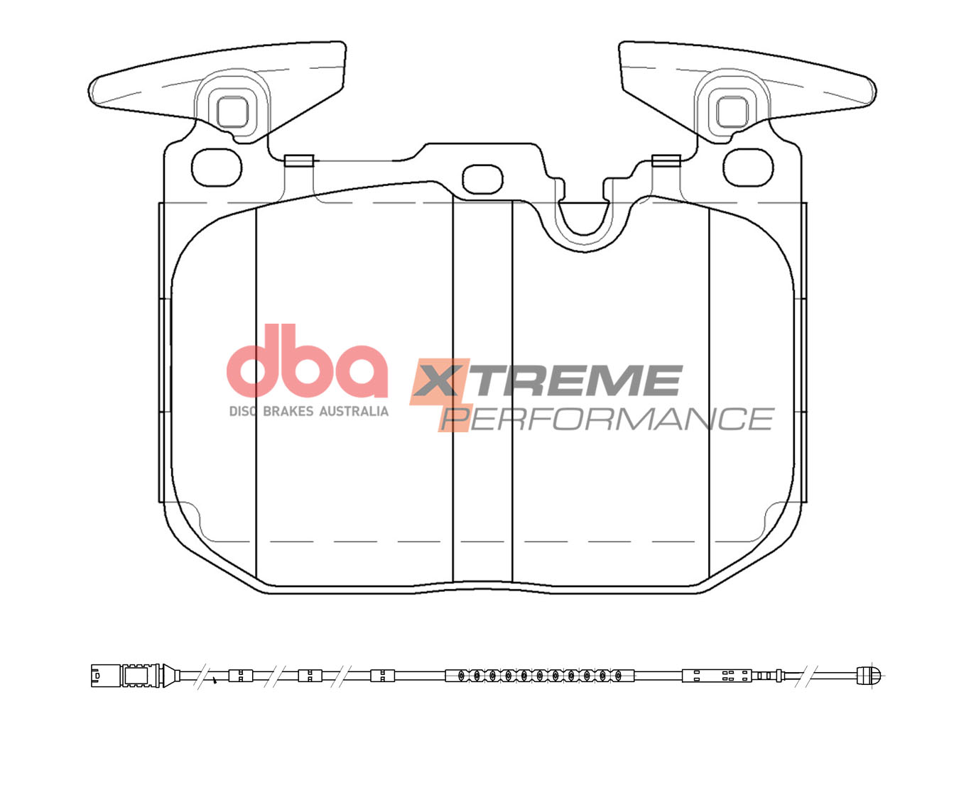 DBA Brake Kit Brake Kit - 5000 T3 Slotted & Xtreme Performance Brake Pads (2x DBA53298SLVS + DB2299XP) DBA53298SLVS-2299XP - Imagen 4