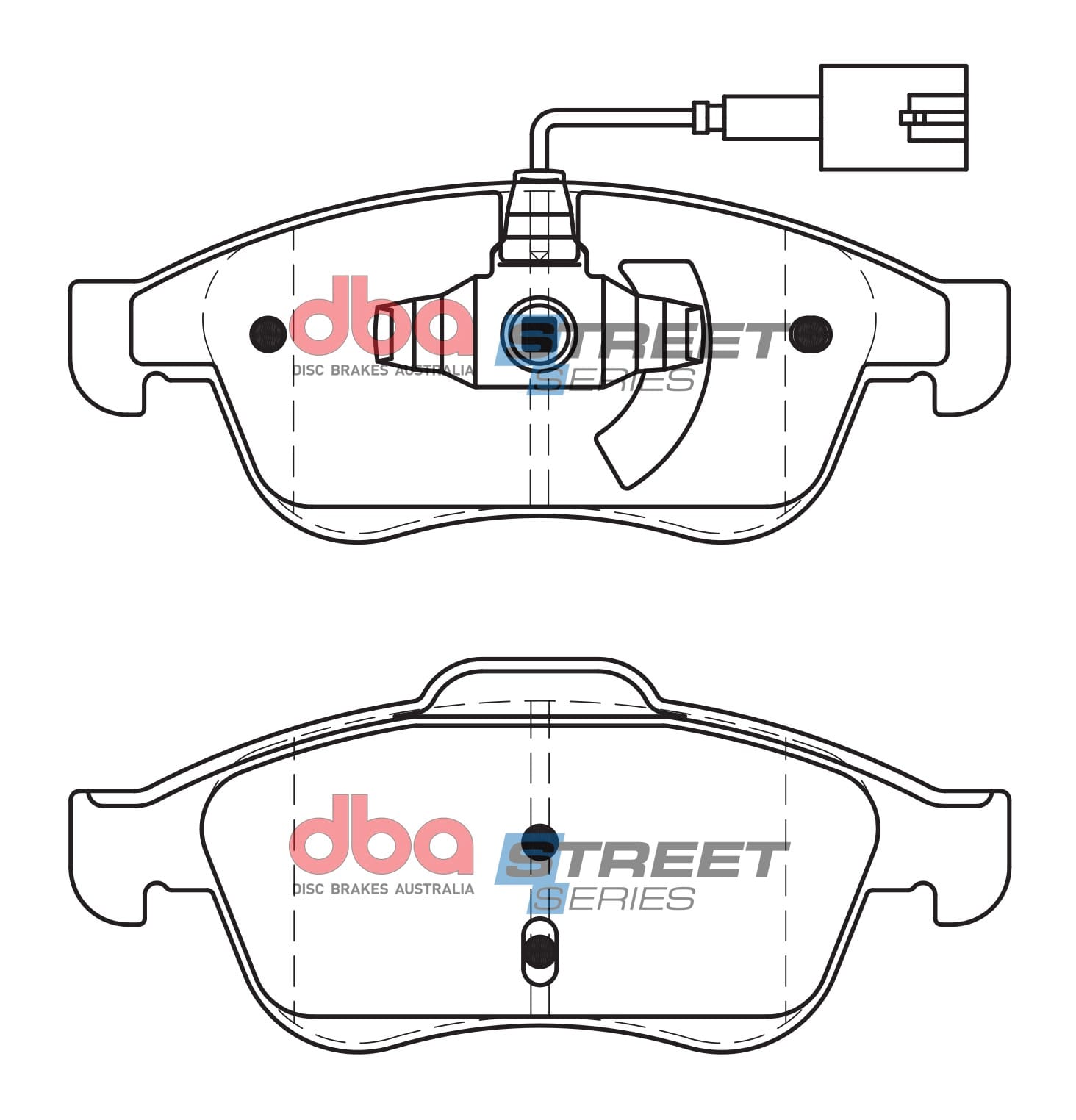 DBA Brake Disc Brake Pads Street Series Ceramic DB2312SS - Image 2