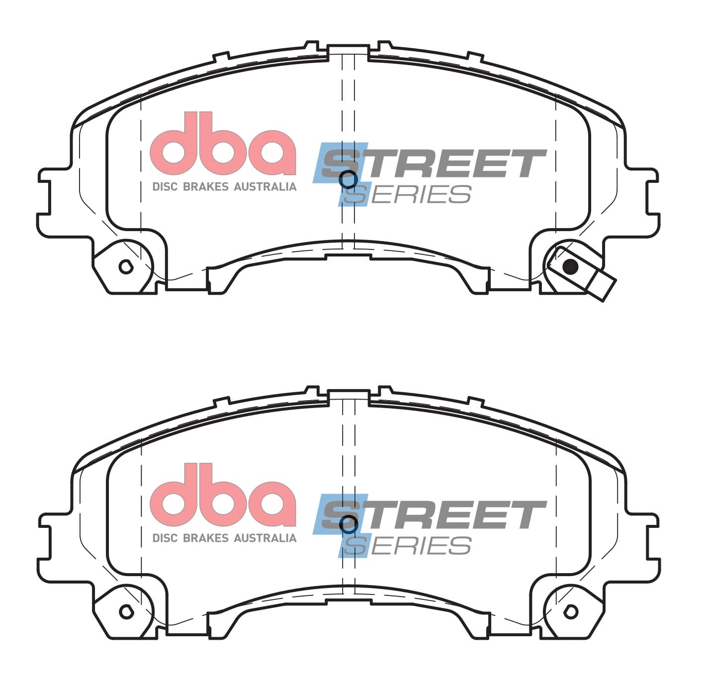 DBA Brake Disc Brake Pads Street Series Ceramic DB2341SS - Image 2