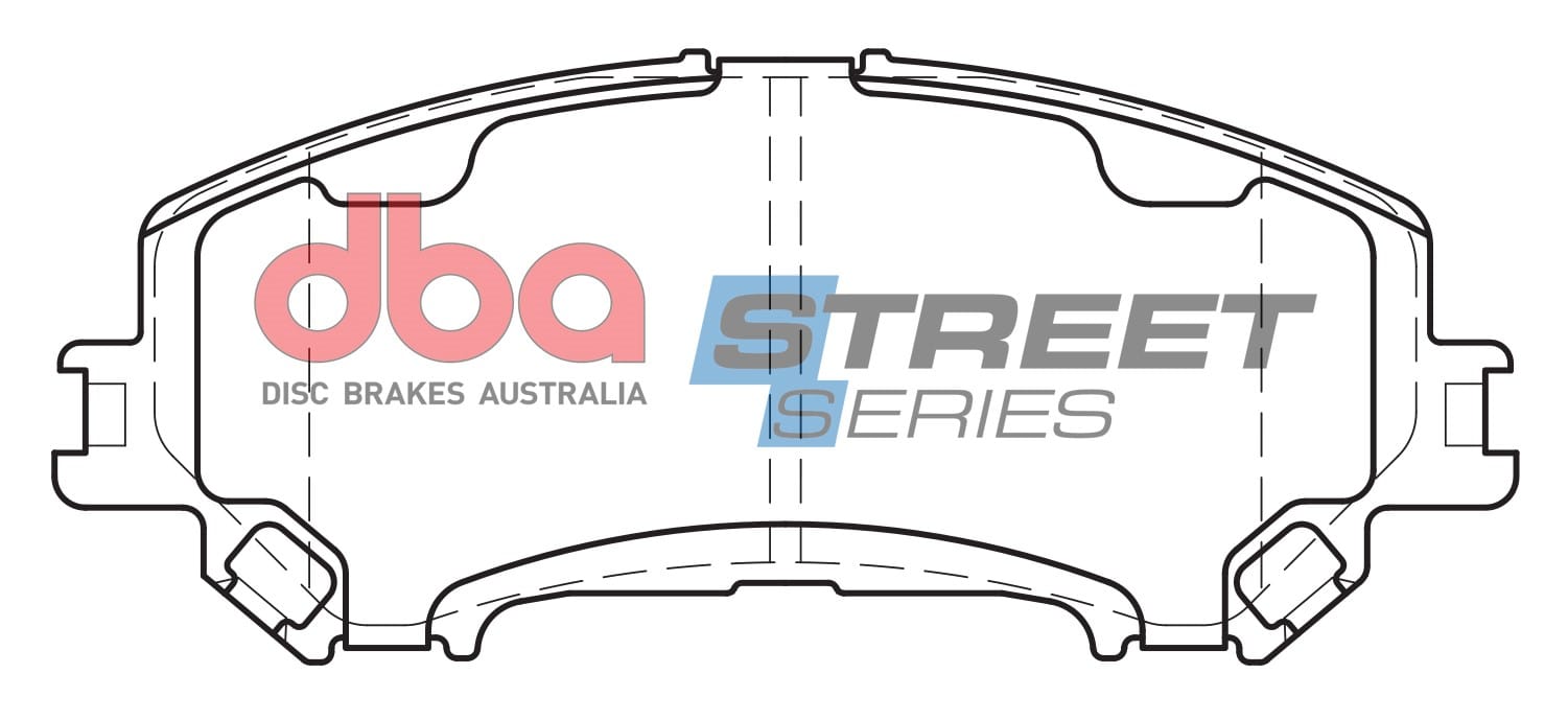 DBA Brake Disc Pads Street Series Ceramic DB2345SS - Imagen 2