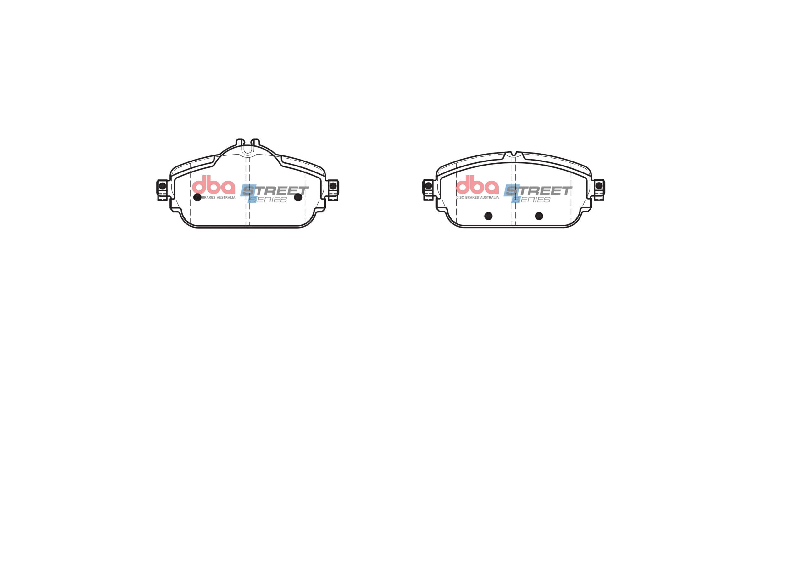 DBA Brake Disc Pastillas de freno Street Series Ceramic DB2403SS - Imagen 2