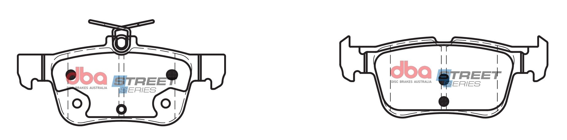 DBA Brake Disc Brake Pads Street Series Ceramic DB2406SS - Imagen 2