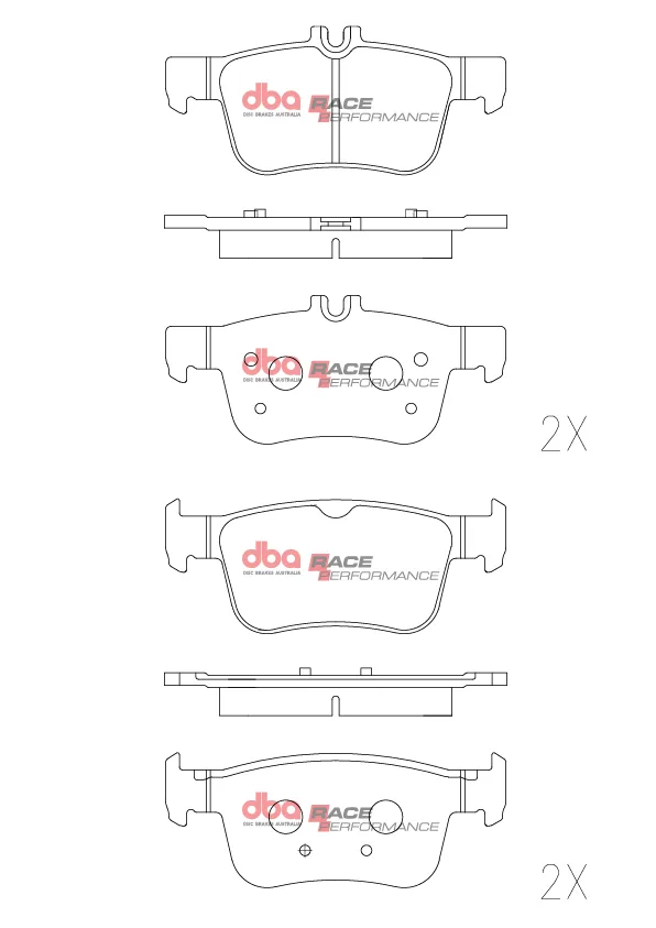 Pastillas de freno DBA Rendimiento de carreras DB2429RP - Imagen 2