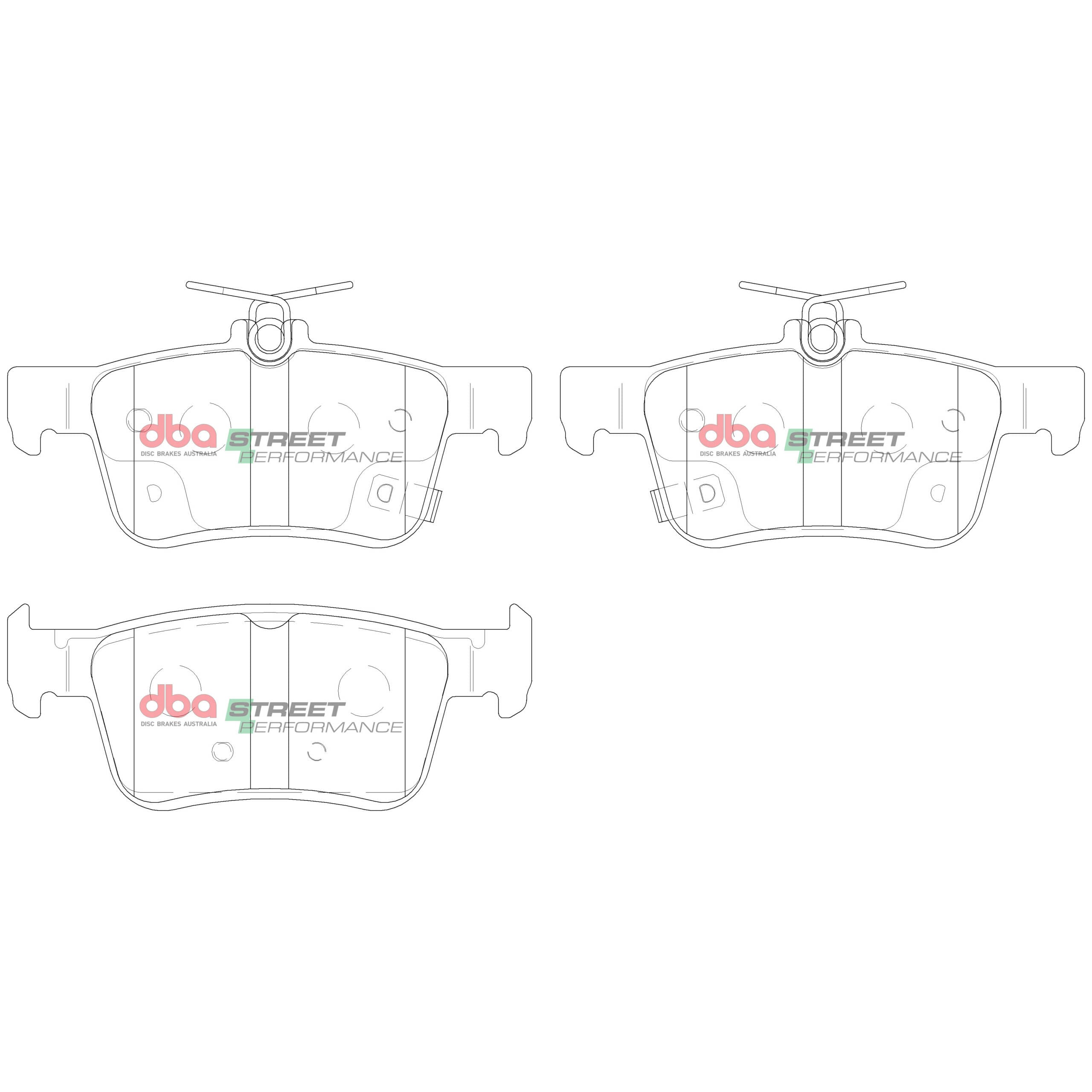 DBA Brake Pads Street Performance DB2429SP - Imagen 2