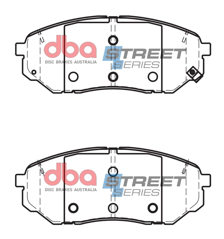 DBA Disco de freno Pastillas de freno Street Series Ceramic DB2446SS - Imagen 2
