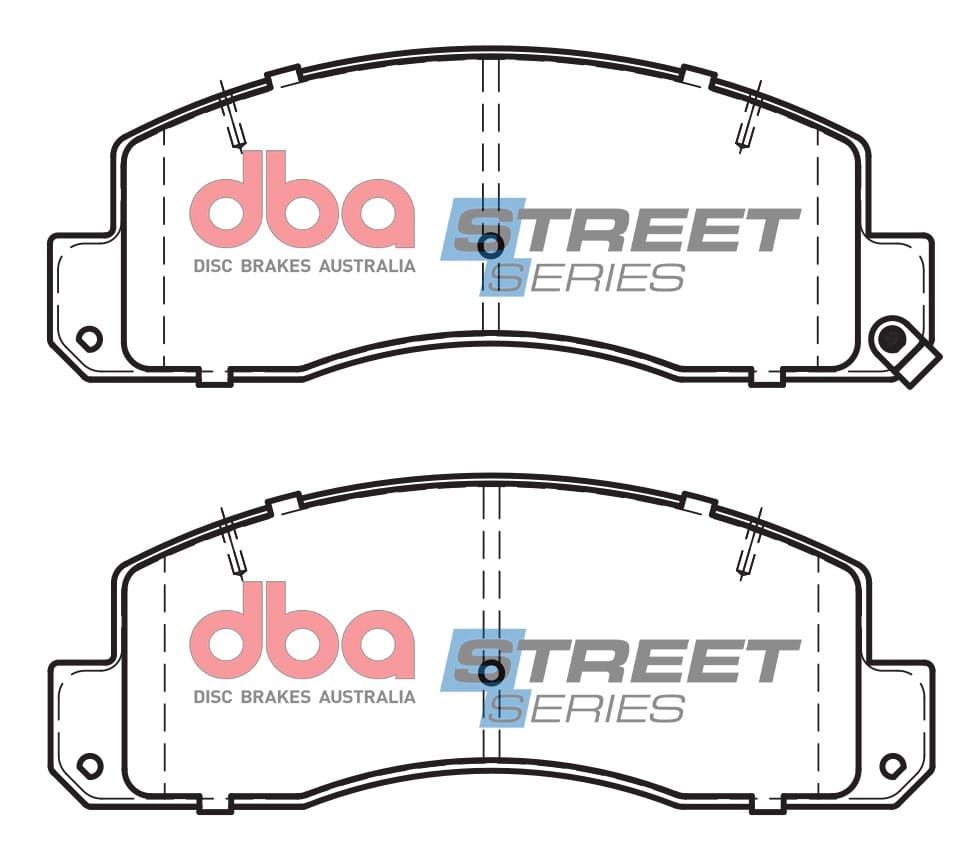 DBA Brake Disc Brake Pads Street Series Semi-metallic DB394SS - Image 2