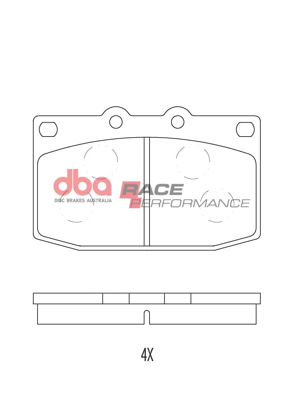 DBA Brake Pads Race Performance DB416RP - Image 2