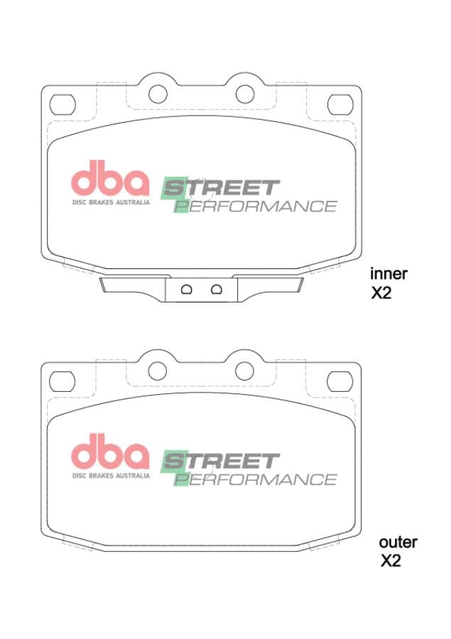 DBA Brake Pads Street Performance DB416SP - Image 2