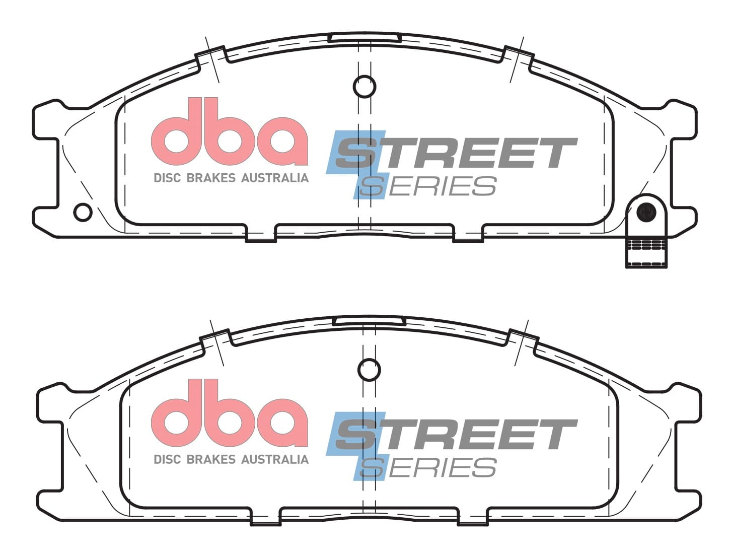 DBA Brake Disc Brake Pads Street Series Ceramic DB438SS - Image 2