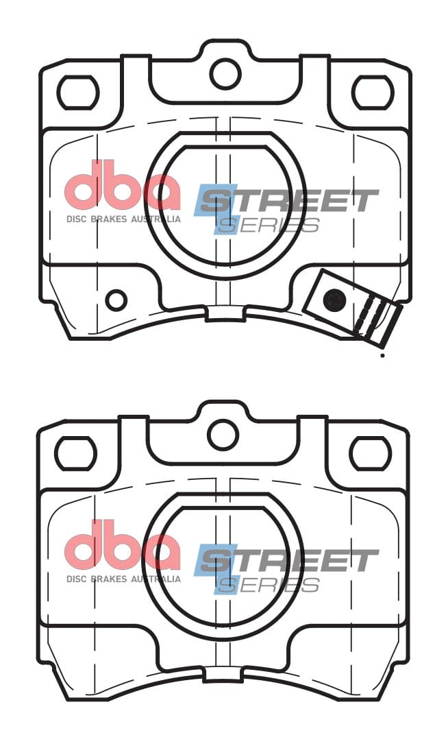 DBA Brake Disc Brake Pads Street Series Ceramic DB442SS - Image 2