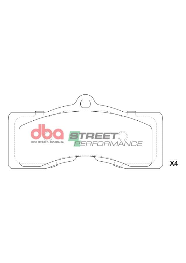 DBA Brake Pads Street Performance DB7028ASP - Image 2