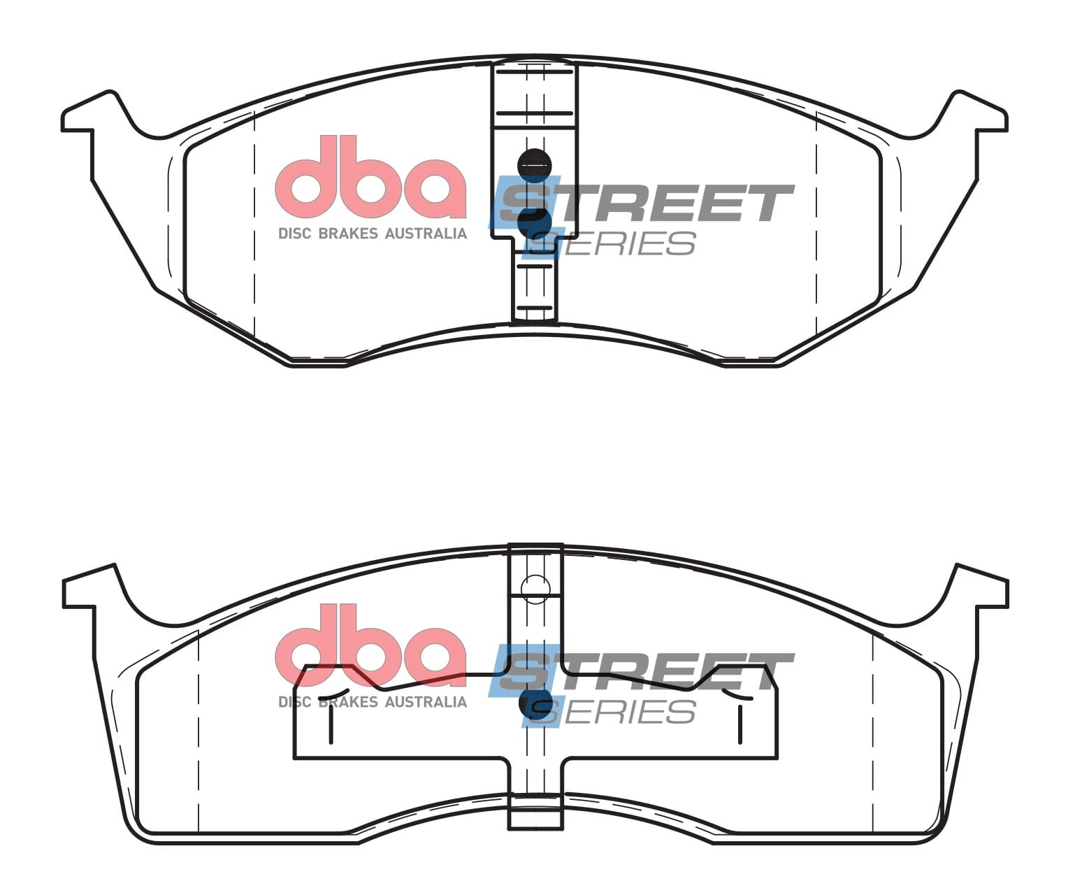 DBA Brake Disc Brake Pads Street Series Semi-metallic DB7470ASS - Image 2