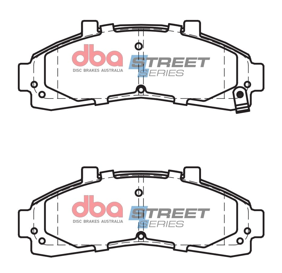 DBA Brake Disc Brake Pads Street Series Semi-metallic DB7532SS - Image 2
