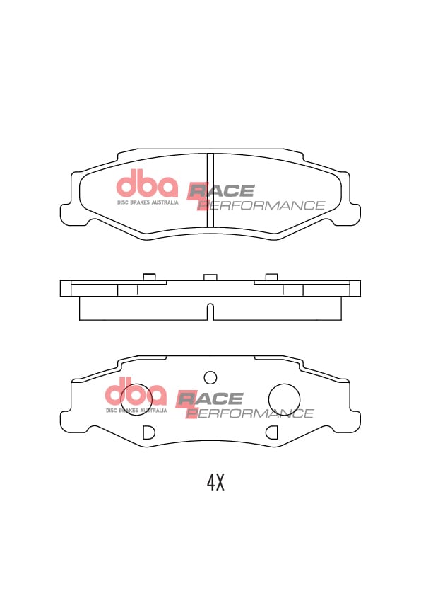 DBA Brake Pads Race Performance DB8285RP - Image 2