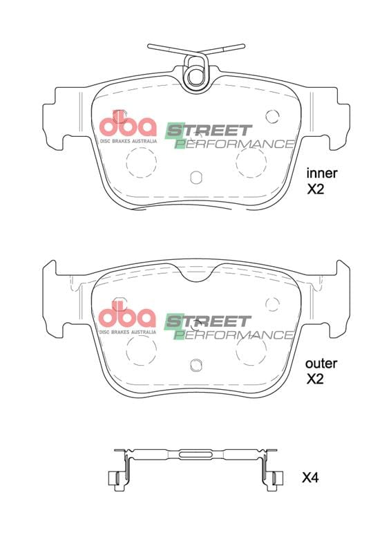 DBA Brake Pads Street Performance DB8850SP - Image 2