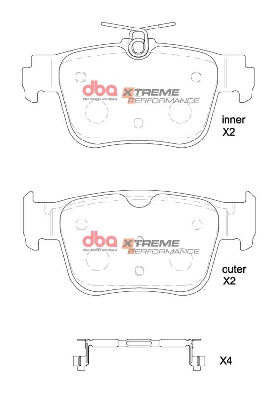 DBA Brake Pads Xtreme Performance DB8850XP - Image 2