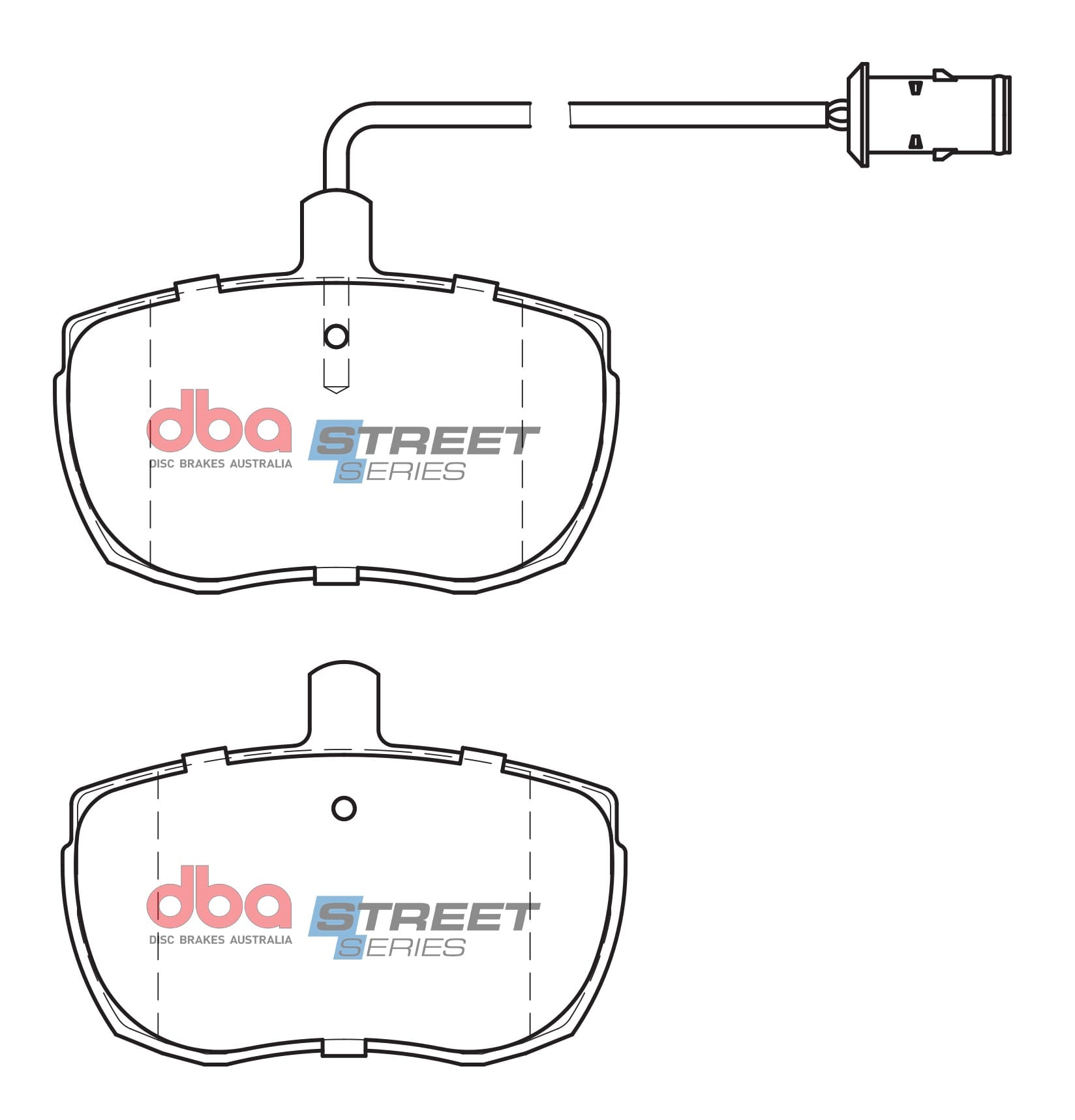 DBA Brake Disc Brake Pads Street Series Ceramic DB885SS - Image 2