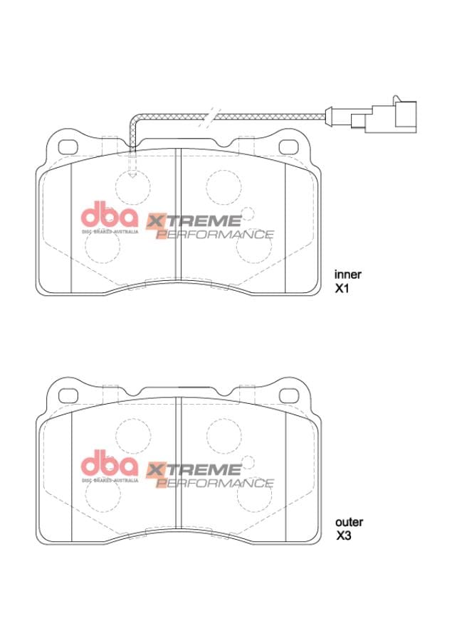DBA Brake Pads Xtreme Performance DB8861XP - Image 2