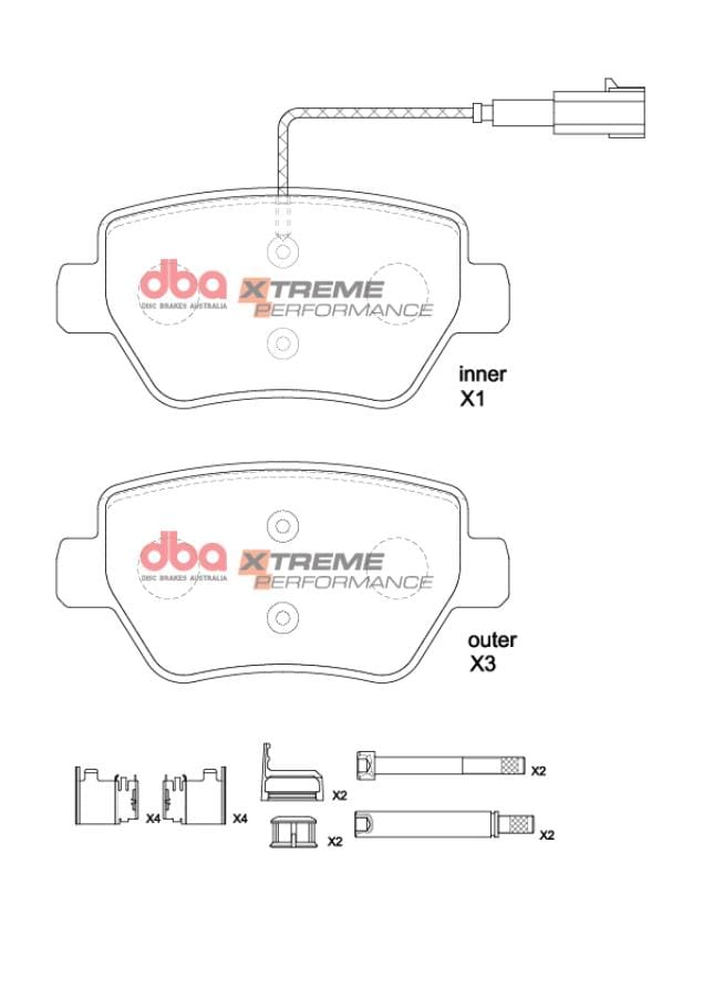 DBA Brake Pads Xtreme Performance DB8863XP - Image 2