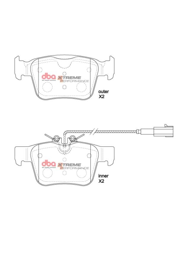 DBA Brake Pads Xtreme Performance DB8864XP - Image 2