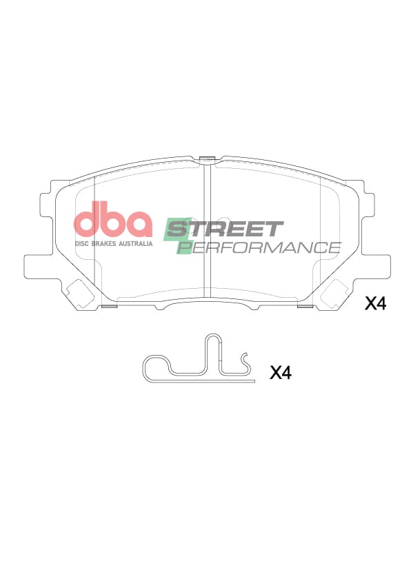DBA Brake Pads Street Performance DB8890SP - Image 2