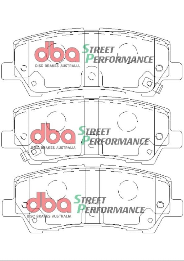 DBA Brake Pads Street Performance DB9022SP - Image 2