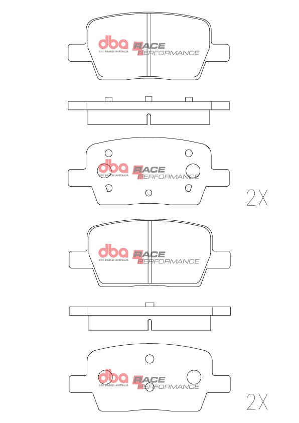 DBA Brake Pads Race Performance DB9105RP - Image 2