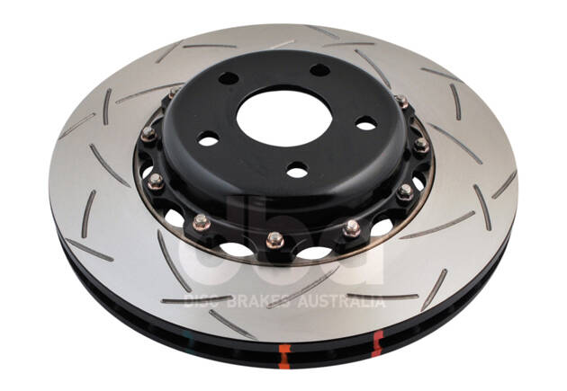 DBA Brake Disc 5000 series - T3 Slotted Black Hat DBA5000BLKS