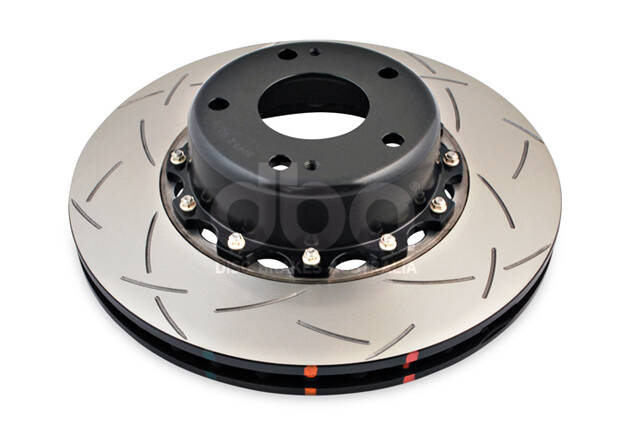 DBA Brake Disc 5000 series - T3 Slotted Black Hat DBA5046BLKS