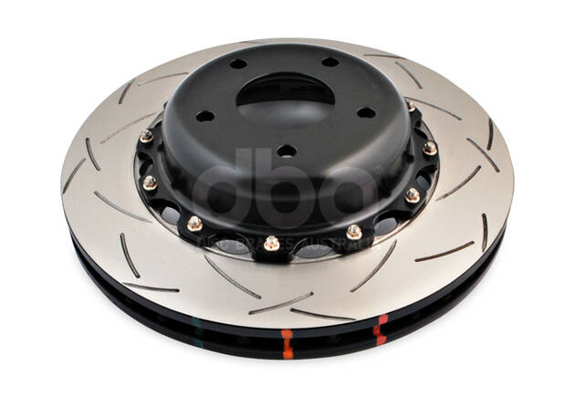 DBA Brake Disc 5000 series - T3 Slotted Black Hat DBA5055BLKS