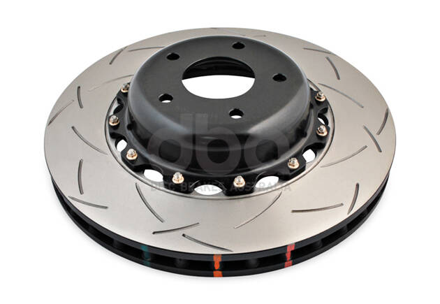 DBA Brake Disc 5000 series - T3 Slotted Black Hat DBA52024BLKS