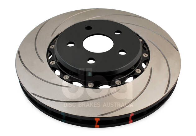 DBA Brake Disc 5000 series - Curved Slotted DBA52030BLKCSL-8