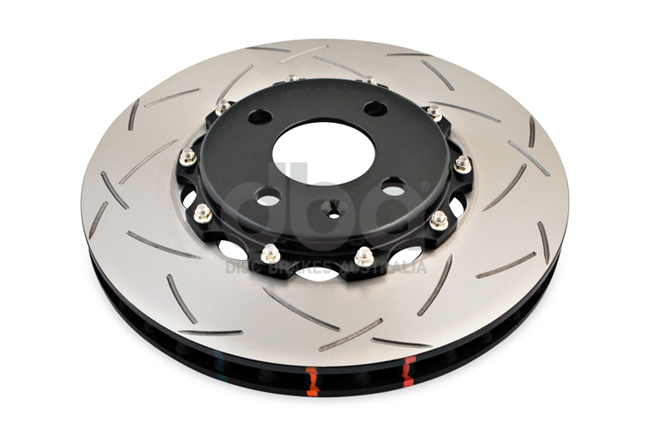 Disco de freno DBA serie 5000 - Ranurado T3 con sombrero negro DBA52355BLKS
