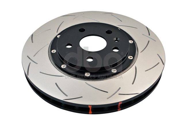 DBA Brake Disc 5000 series - T3 Slotted Black Hat DBA52604BLKS