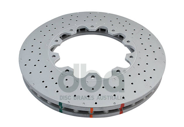 DBA Brake Disc 5000 series - Crossed Drilled, Slotted & Dimpled - DBA52690.1XD