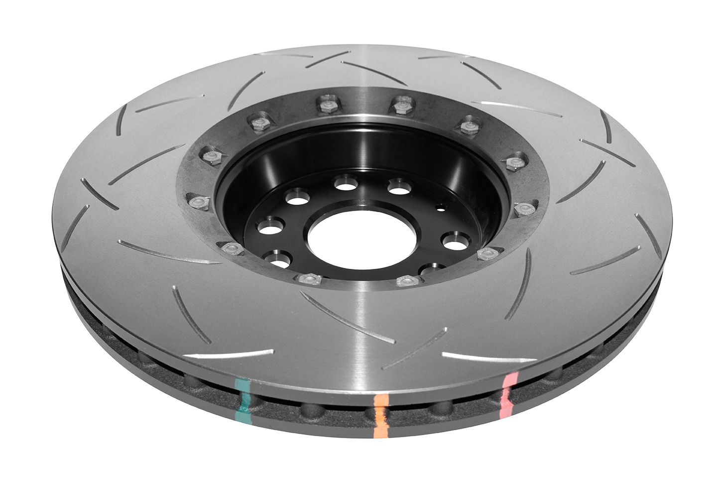 DBA Brake Disc 5000 series - T3 Slotted Black Hat DBA52808V2BLKS - Image 2