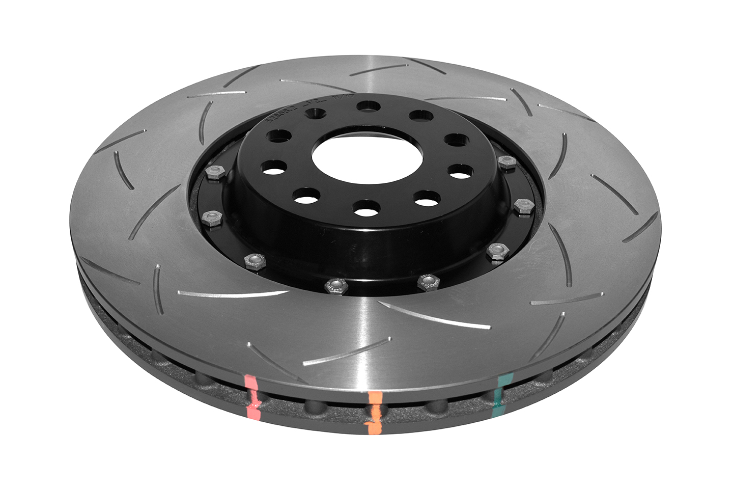 DBA Brake Disc 5000 series - T3 Slotted Black Hat DBA52808V2BLKS