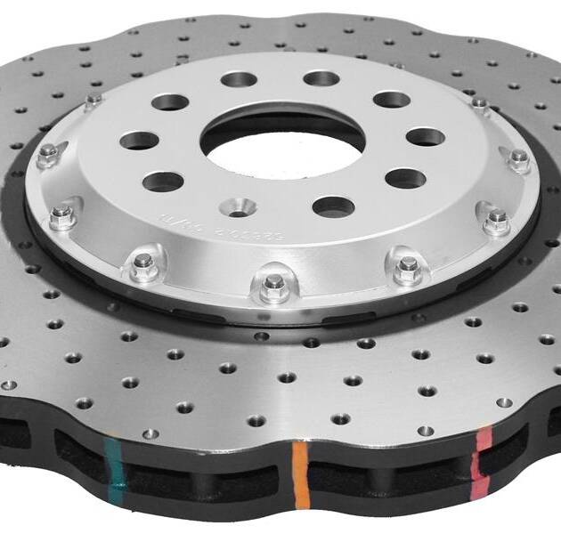 Disco de freno DBA serie 5000 - Perforado y Avellanado Sombrero Plateado DBA52830WSLVXD