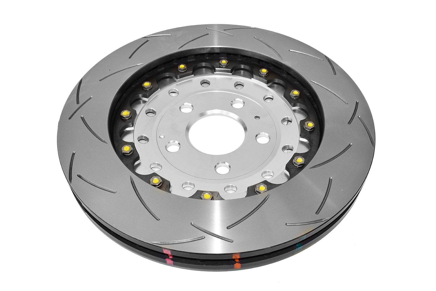 DBA Brake Disc 5000 series - T3 Slotted Silver Hat DBA52833SLVS - Imagen 2