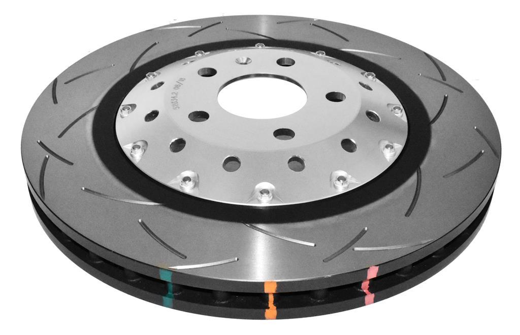Disco de freno DBA serie 5000 - T3 ranurado sombrero plateado DBA52834SLVS