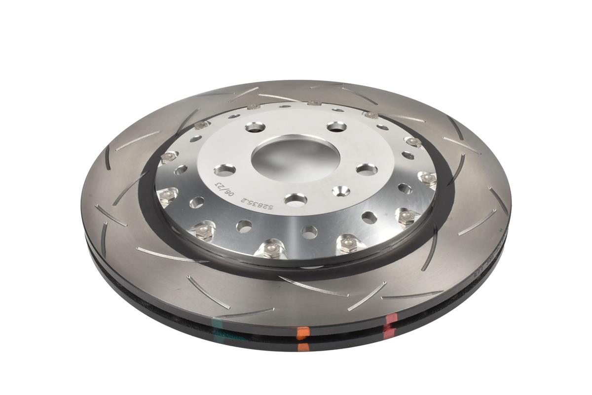 DBA Brake Disc serie 5000 – T3 ranurado, sombrero plateado DBA52835SLVS