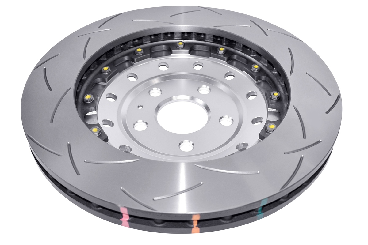 DBA Brake Disc 5000 series - T3 Slotted Silver Hat DBA52844SLVS - Image 2