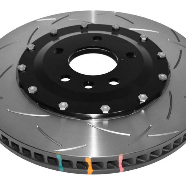 DBA Brake Disc 5000 series - T3 Slotted Black Hat - Left Hand DBA52908BLKLS
