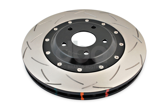 DBA Brake Disc 5000 series - T3 Slotted Black Hat DBA52992BLKS