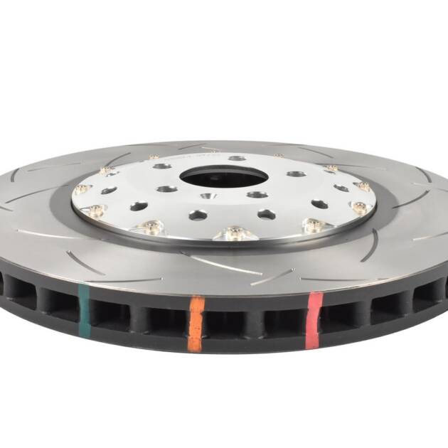 DBA Brake Disc 5000 series - T3 Slotted Silver Hat DBA53002SLVS