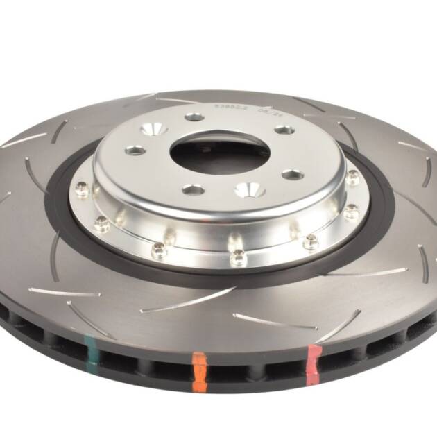 DBA Brake Disc 5000 series - T3 Slotted Silver Hat DBA53882SLVS