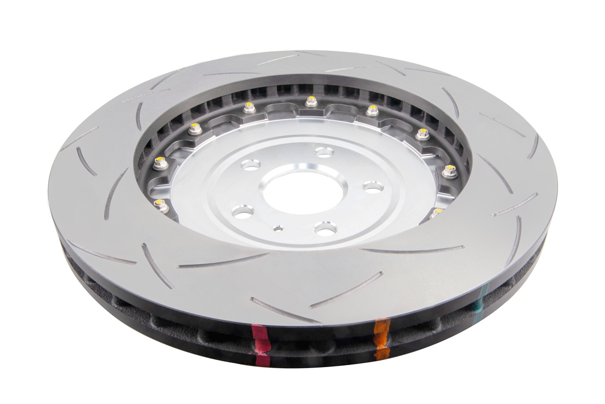 DBA Brake Disc 5000 series - T3 Slotted Silver Hat DBA53912SLVS - Imagen 2